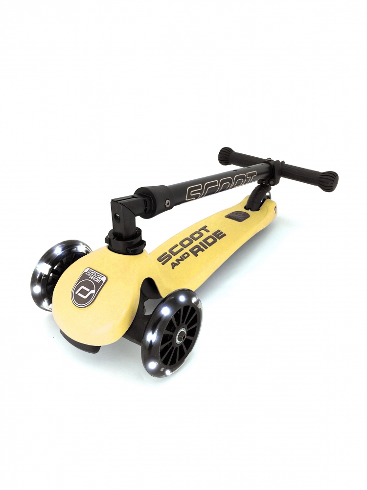 Trotineta Scoot & Ride Highwaykick 3 LED, Pliabilă, 3-6 Ani