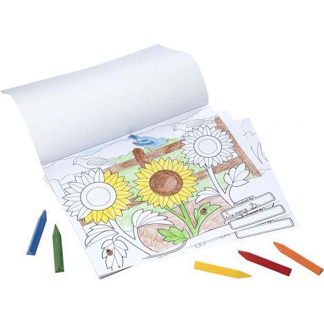 Caiet Colorat Roz Melissa&Doug - 50 Desene Creative - imagine 3