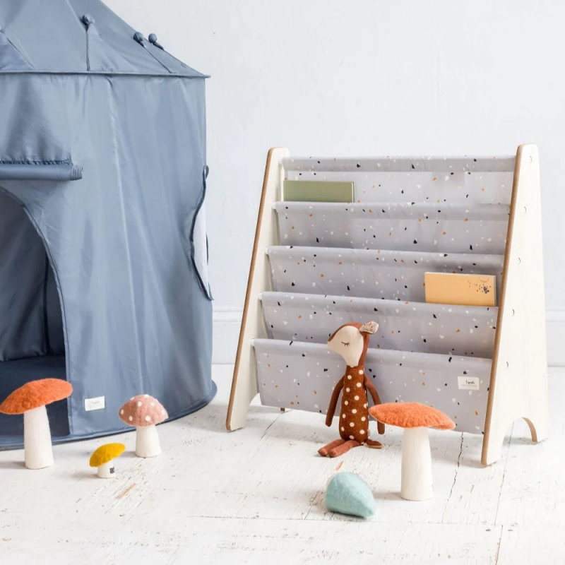 Raft Organizator Cărți 3 Sprouts Terrazzo - imagine 5