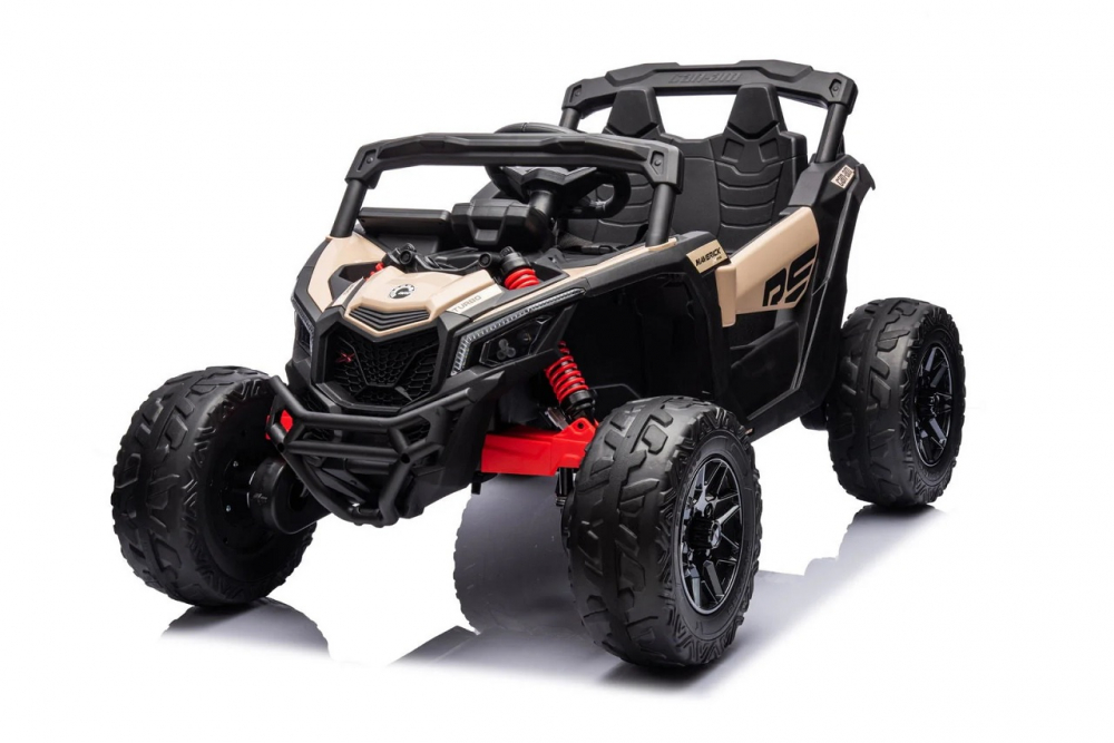 Masinuta Can Am UTV Electrica Leantoys - Kaki - imagine 10