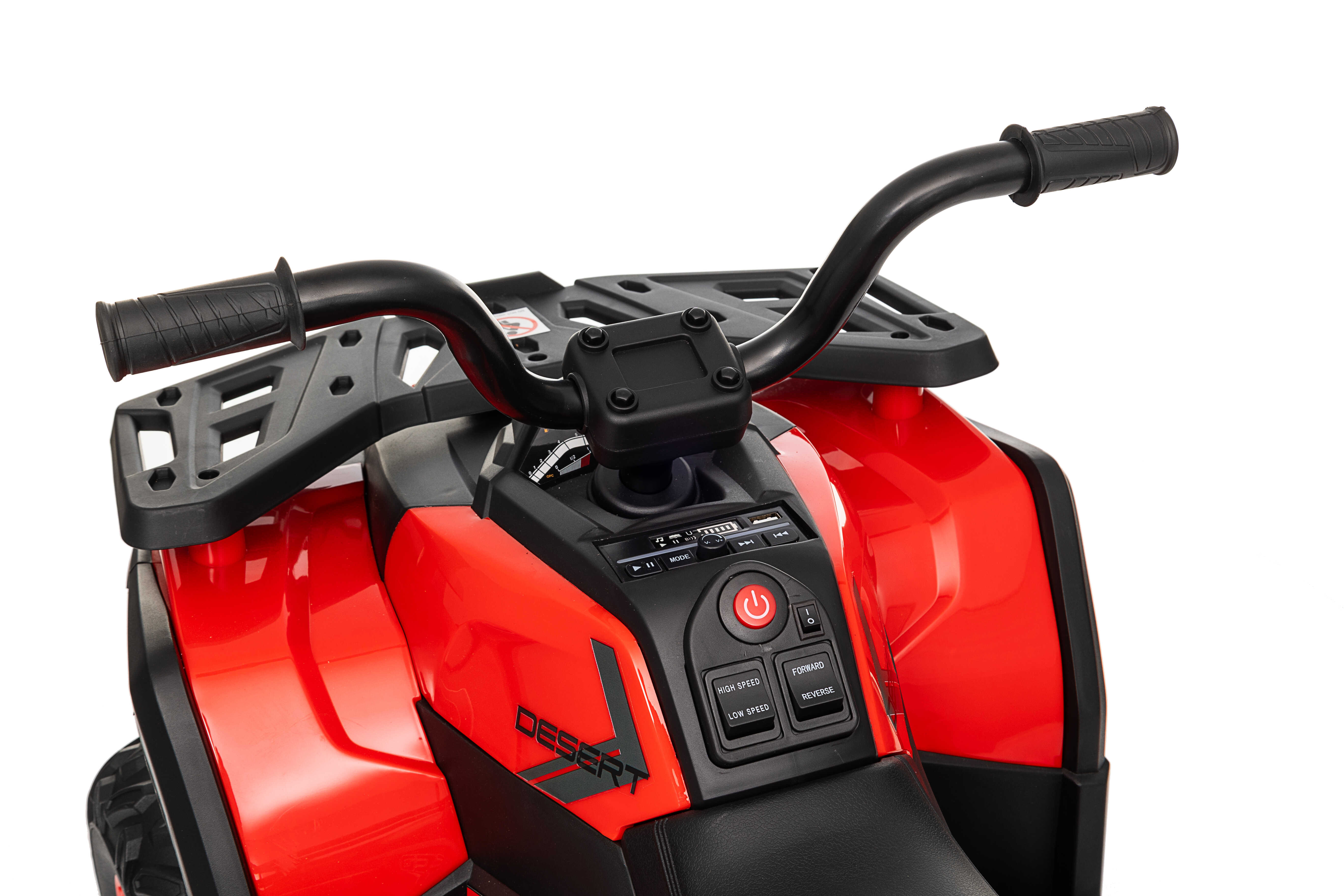 ATV electric pentru copii Mini Desert 12V 4x4 Rosu, telecomanda parentala, Bluetooth - Autokids.ro - imagine 5