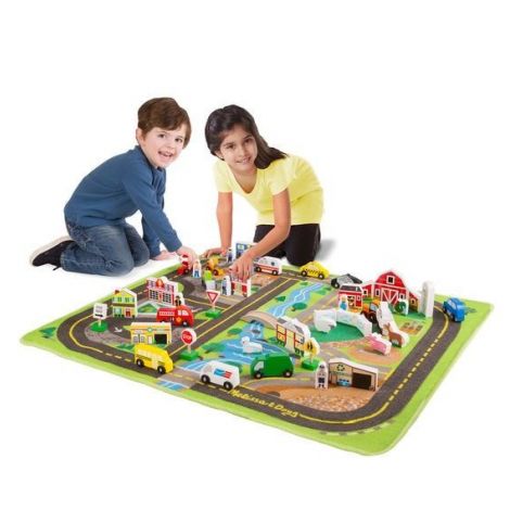 Set Melissa & Doug Oras, Covoras si 49 Piese
