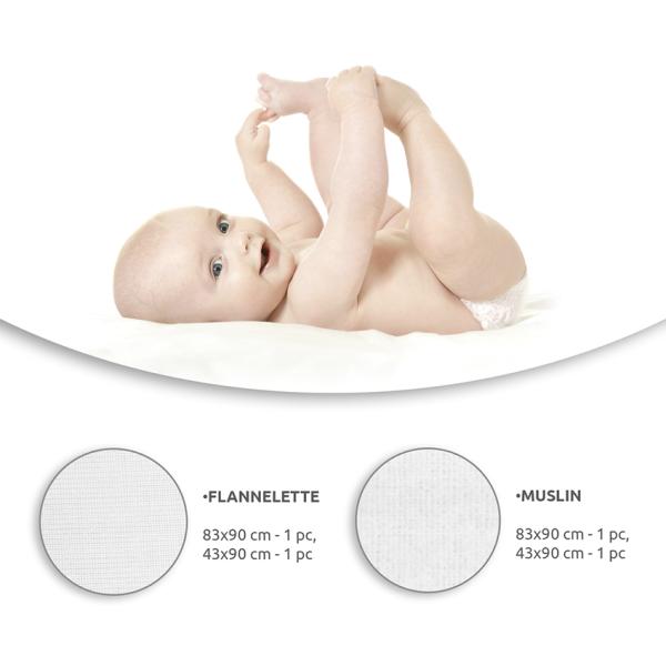 Set 4 Scutece Lorelli Bumbac 100% Antialergic - imagine 2