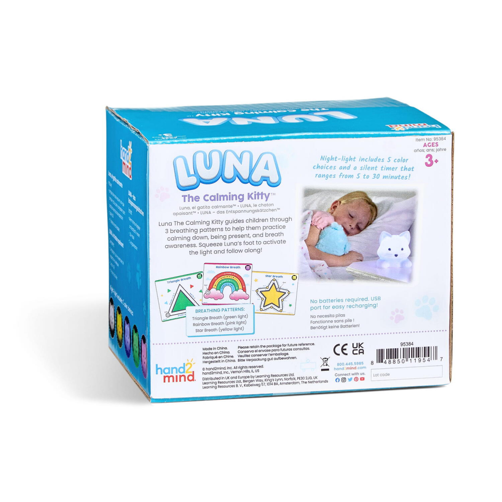 Luna Pisicuta Calmantă Hand2mind - Antistres Copii - imagine 6