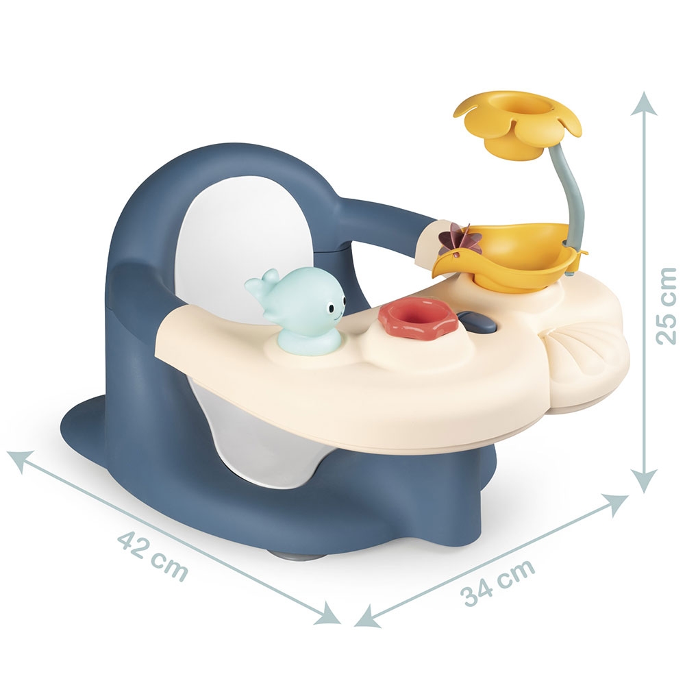 Scaun Baie Smoby Baby Bath Time Albastru Siguranță - imagine 3