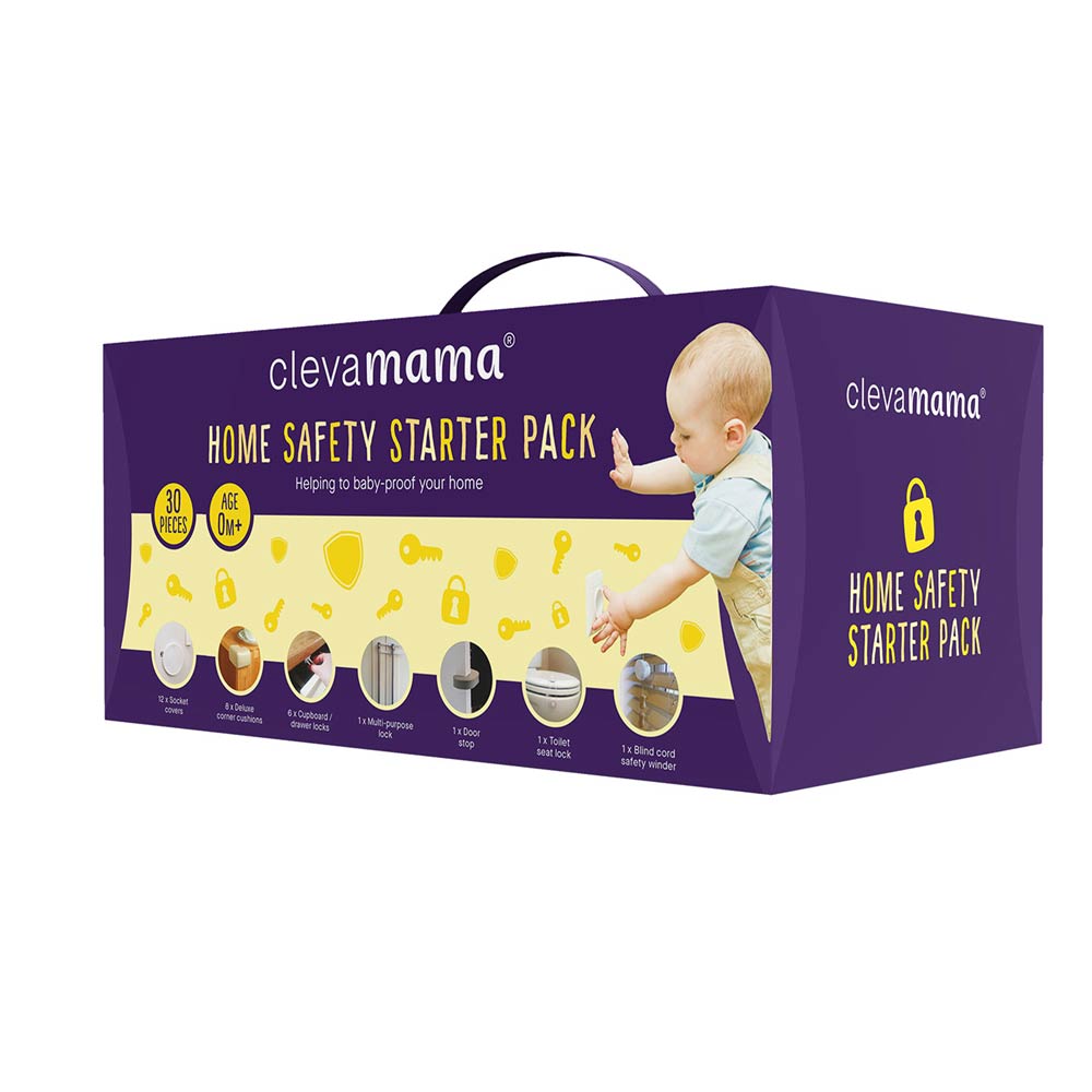 Kit 30 piese Clevamama, protectii mobilier bej