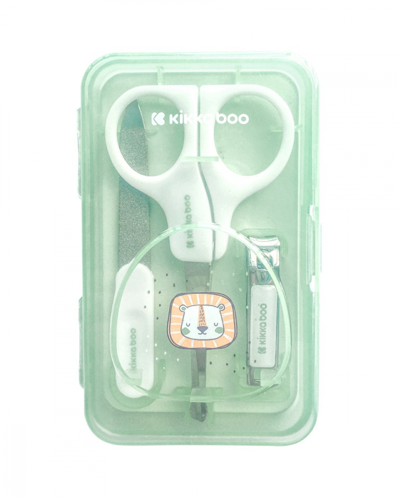 Set Manichiură Bebe KikkaBoo Savanna Mint 3 piese - imagine 3