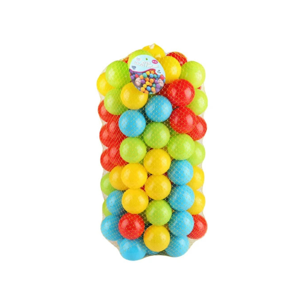 Set 100 Bile Multicolor Bufnitel | Jucării Exterior