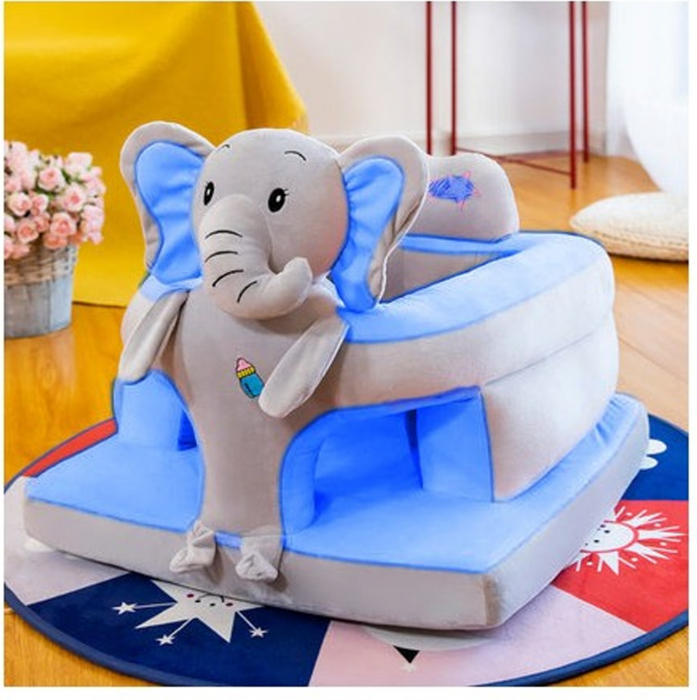 Fotoliu Sustinere Bebe Elefant Bleu | Krista