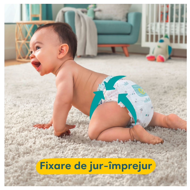 Scutece Pampers Active Baby-Dry 2 (4-8 kg), 76 buc - imagine 3