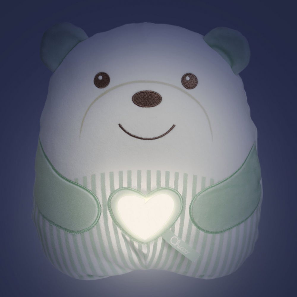 Ursulet Chicco First Dreams Verde cu Lumini și Melodii - imagine 3