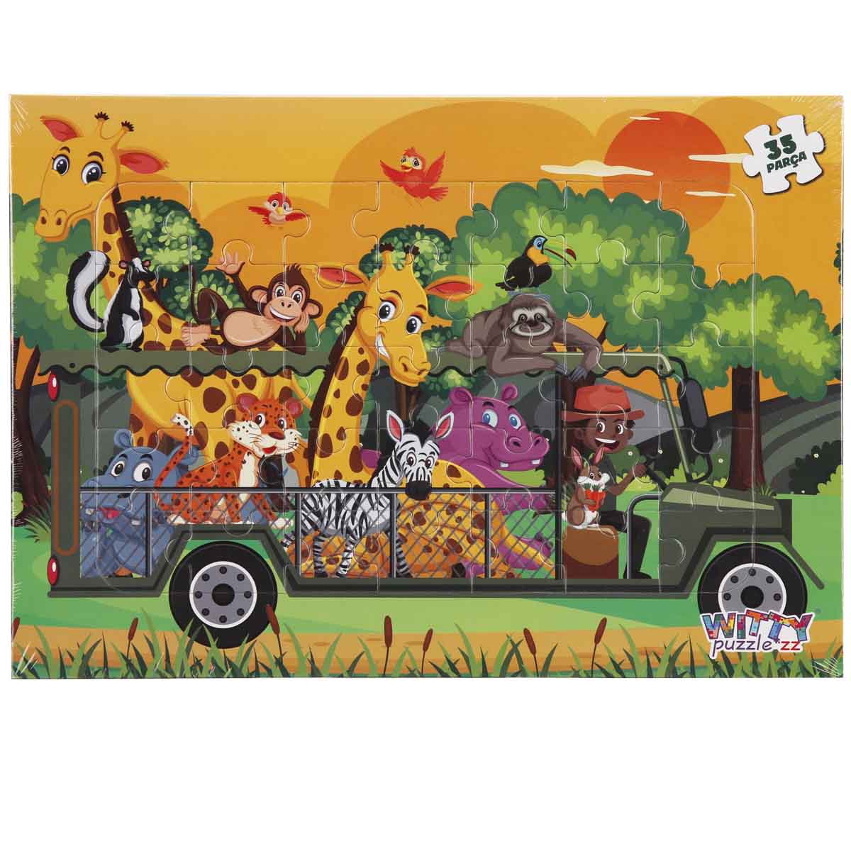 Puzzle Safari Africa 35 piese Witty Puzzlezz