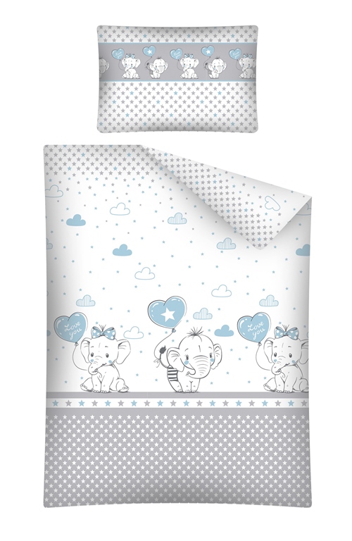 Set Lenjerie Patut 5 Piese Bebe Royal, 120x60 cm