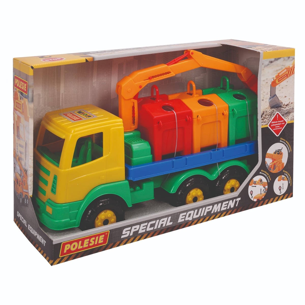Mașină Reciclare Polesie Color Carrier 46 cm