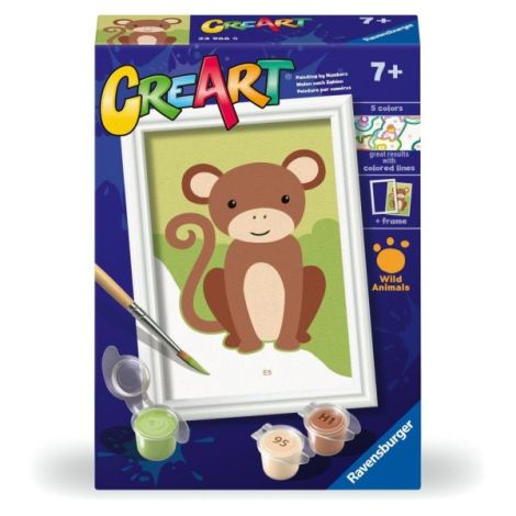 Ravensburger CreArt Pictură Maimuță Sălbatică