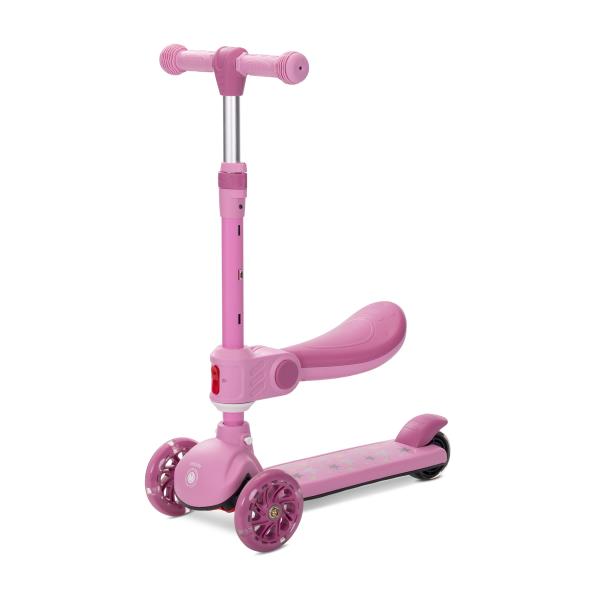 Lorelli Speedster Pink - Trotineta cu LED si scaunel - imagine 6