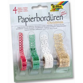 Set 4 Role Hartie Autoadeziva Christmas Folia Paper