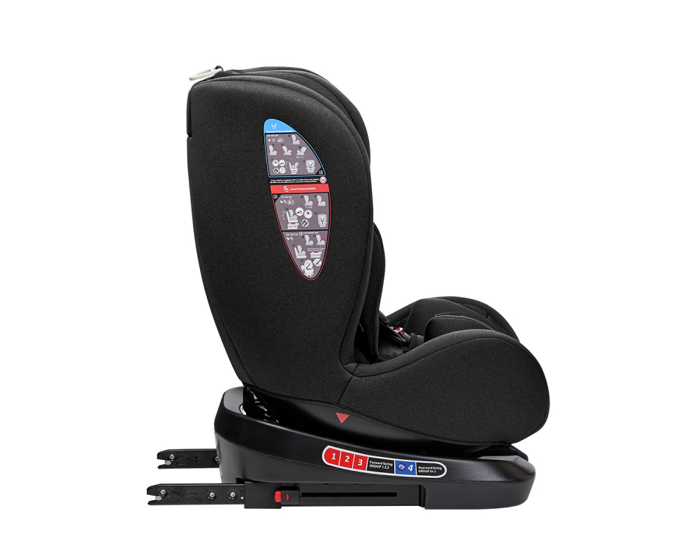 Kikkaboo i-Trip Black - Scaun Auto Isofix 360° Rotativ - imagine 3