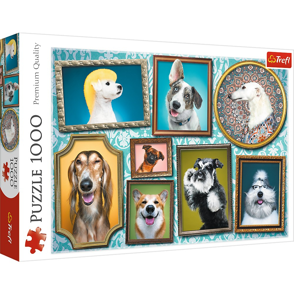 Puzzle Trefl 1000 Galeria Cățeilor - Relaxare