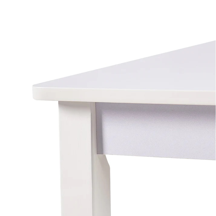 Set masă și 2 scaune Ginger Home White, lemn - imagine 11