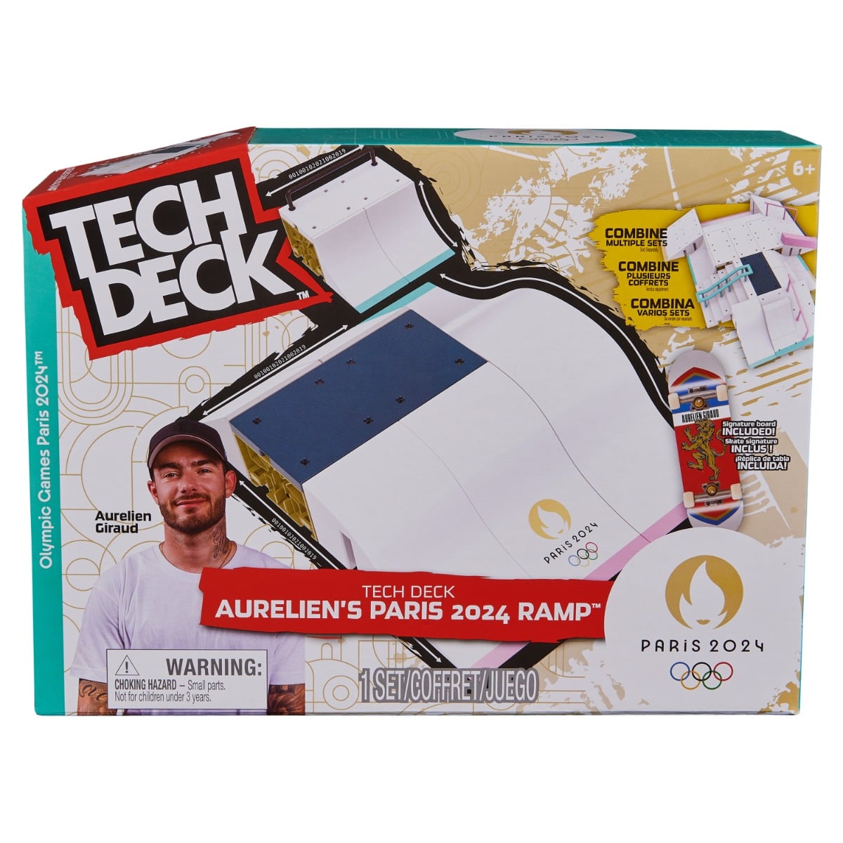 Tech Deck Olympic Park Paris 2024 Set Aurelien Giraud