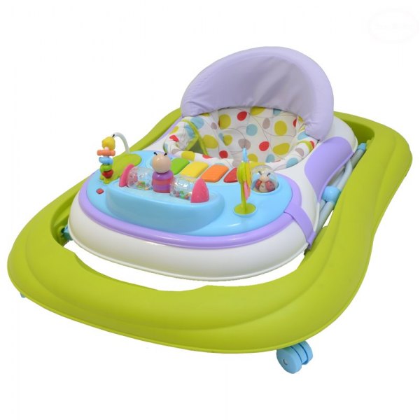 Premergator EUROBABY Verde Muzical | Siguranta si Functii