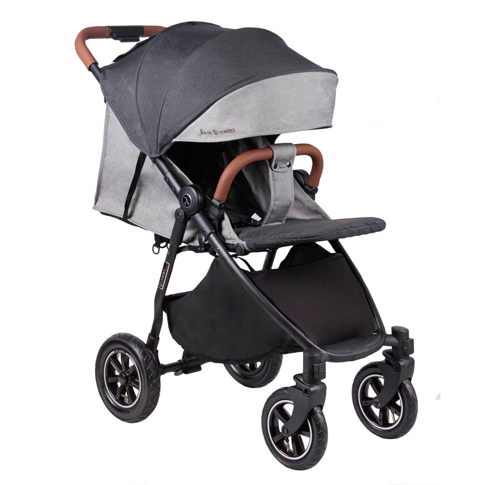 Carucior Sport Coletto Nevia Grey, Usor si Rezistent - imagine 3