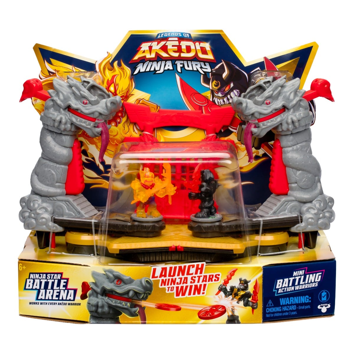 Akedo Ninja Star Battle Arena - Set Figurine de Luptă