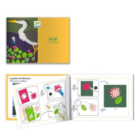 Set creativ 3D Djeco - Artă paper pentru copii - imagine 5