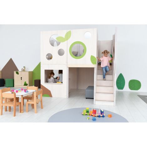 Complex Joacă Flora Moje Bambino - Lemn Interior - imagine 4