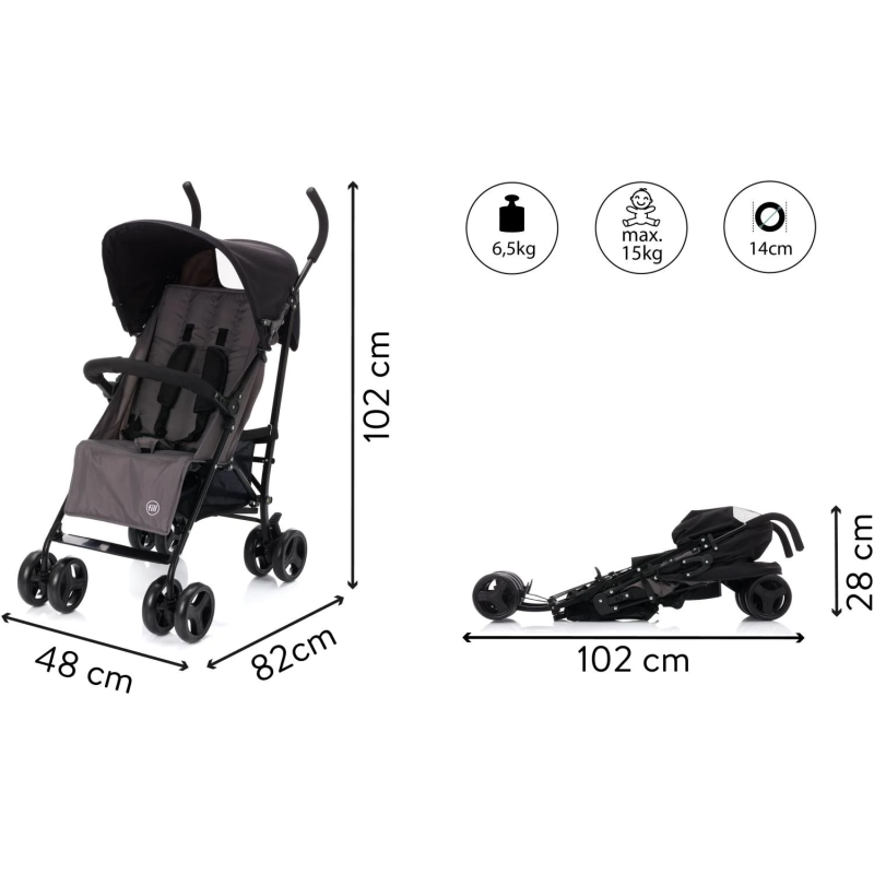 Carucior Sport Sprinter Fillikid Green