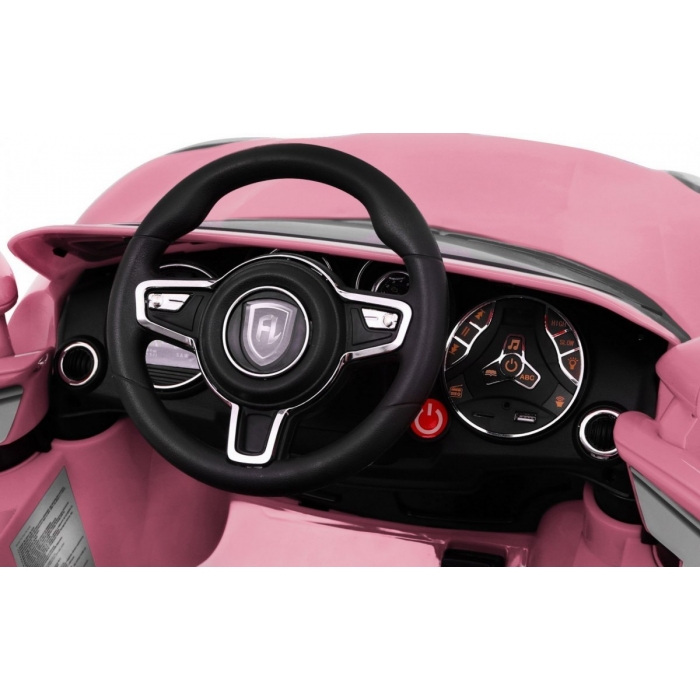 Masinuta electrica Turbo-S Roz 60W Ramiz