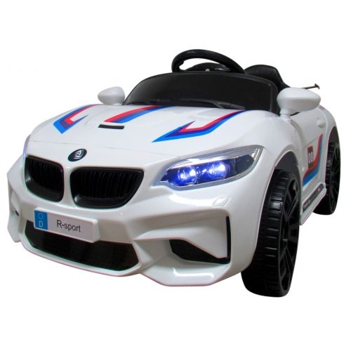 Masinuta Electrica R-Sport Cabrio B6 70W, Alba - imagine 2