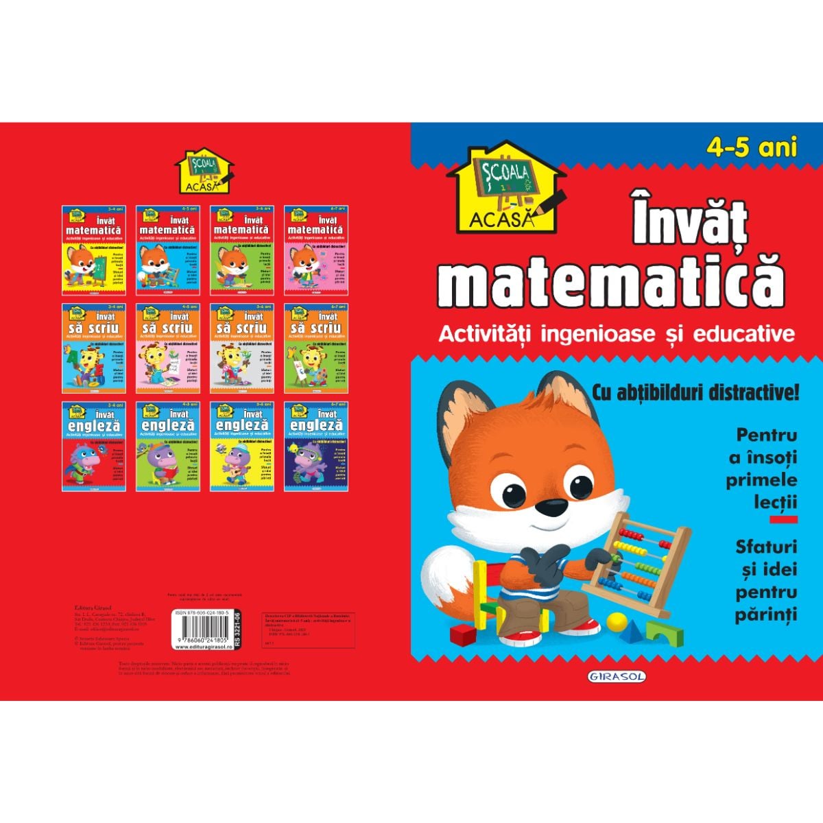 Girasol - Învăț matematica 4-5 ani