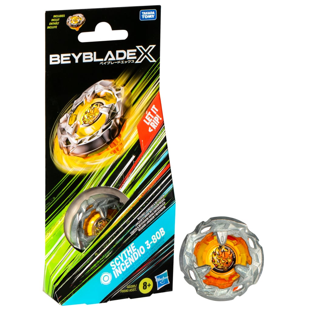 Beyblade X Scythe Incendio 3-80B - Putere de Atac