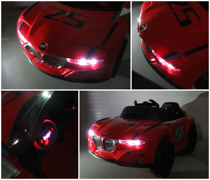 Masinuta Electrica Cabrio Z5 Rosu pentru Copii - imagine 5