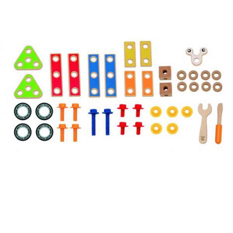 Hape Constructor Incepator | Jucarie Lemn Creativ - imagine 8