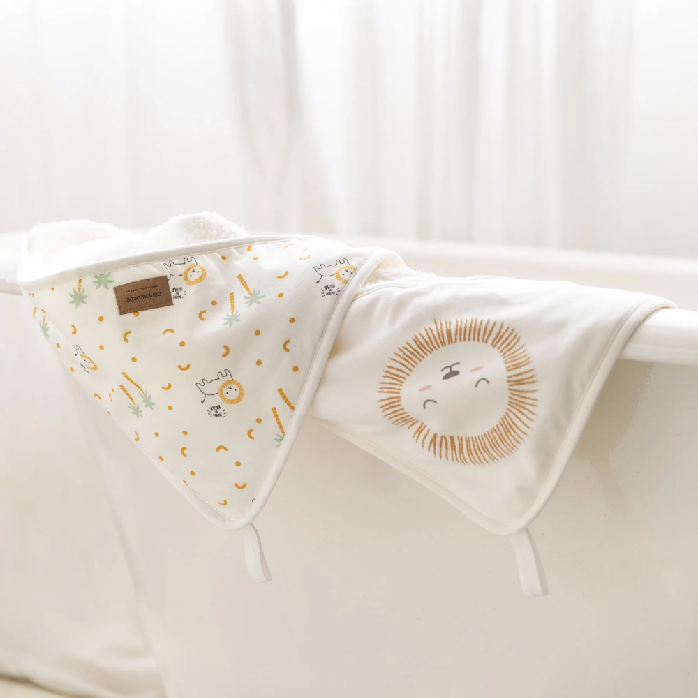 Prosop Bebe Bonjourbébé cu Gluga | Bumbac OEKO-TEX