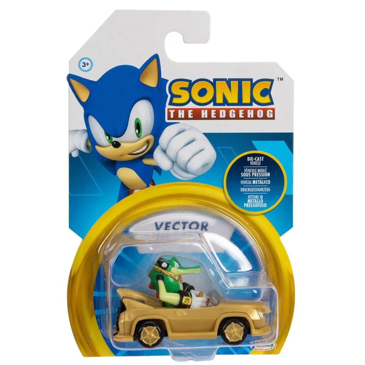 Mașină Sonic Vector Metal | Colecție Nintendo