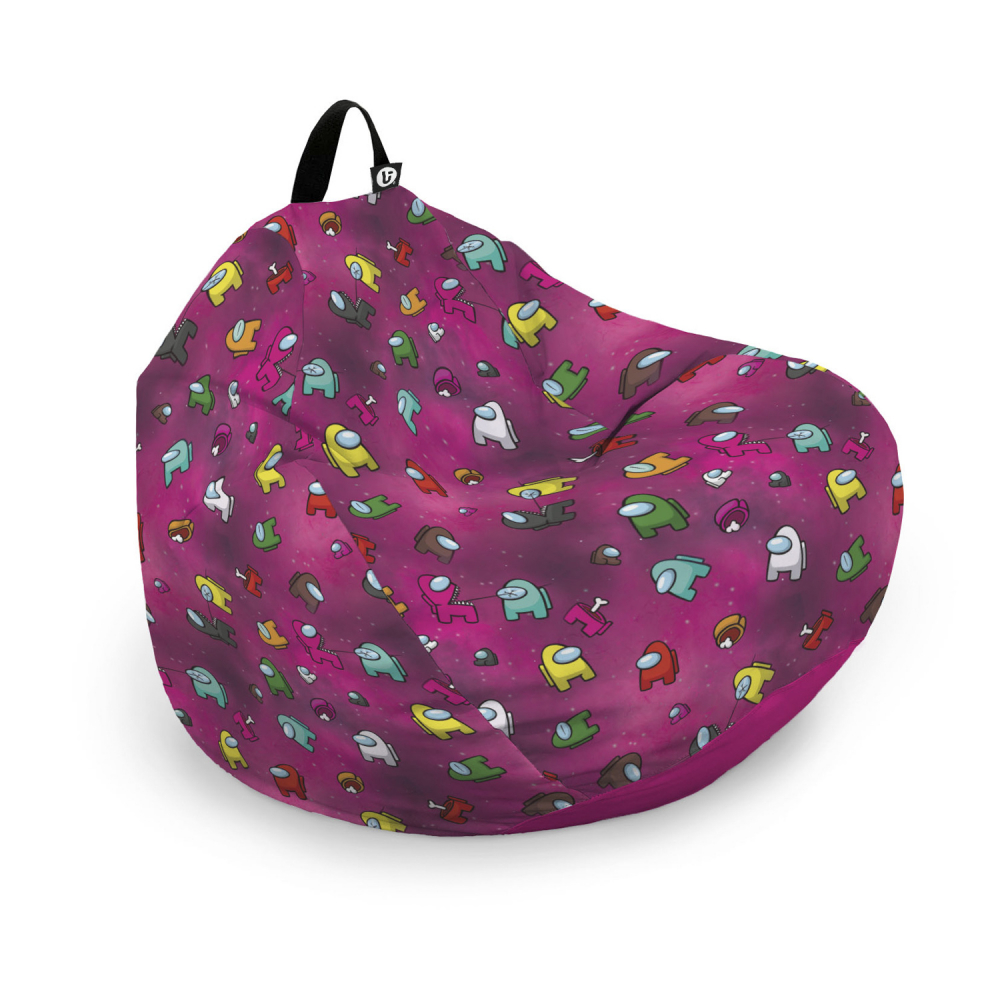 Husa Puf Para XL Among Us Magenta | Updeco - imagine 6
