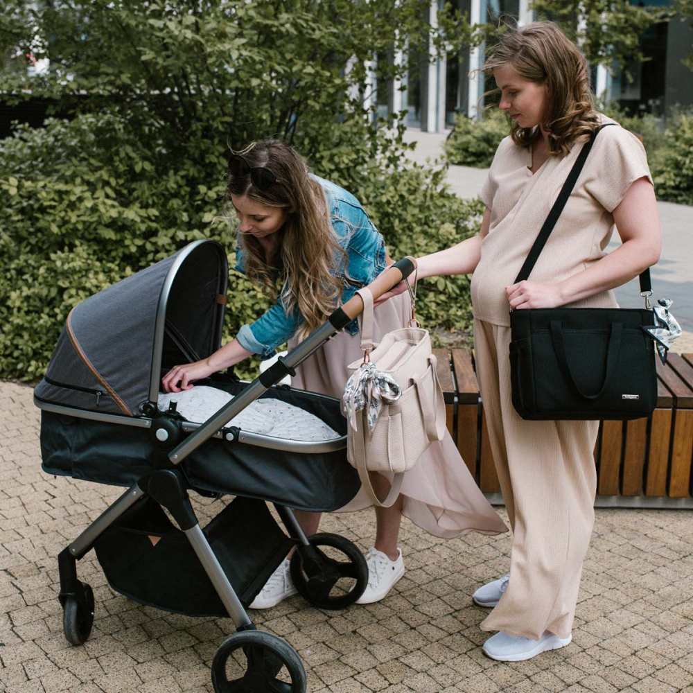 Geanta Carucior Babyono Carmen Bej | Practica si Chic - imagine 6