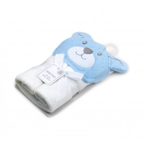 Prosop bebe cu glugă ursulet bleu, Mother's choice
