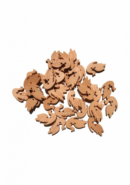 Set 20g Figurine Paun Lemn Colorart pentru Crafts