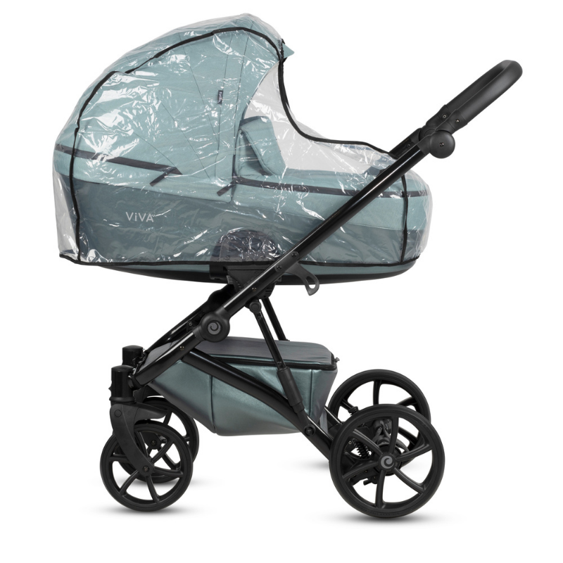 Carucior 2in1 Tutis Viva 5+ Turquoise Piele Ecologica - imagine 7