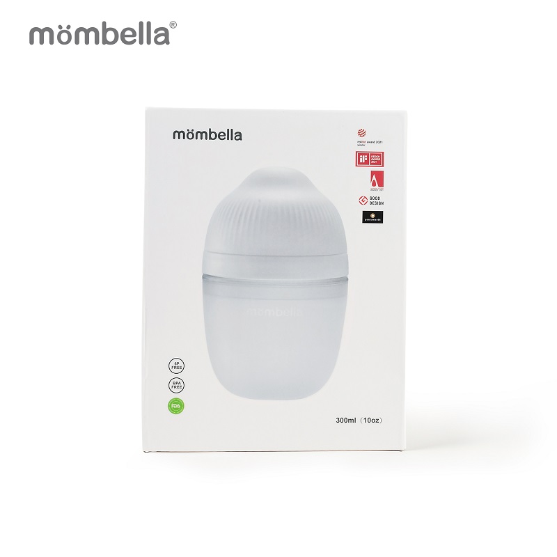 Biberon Anticolici Mombella Brest-Like, 300ml, Ivory - imagine 4