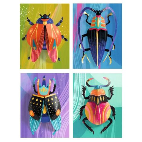 Joc Creativ Djeco Insecte Strălucitoare 3D - imagine 5