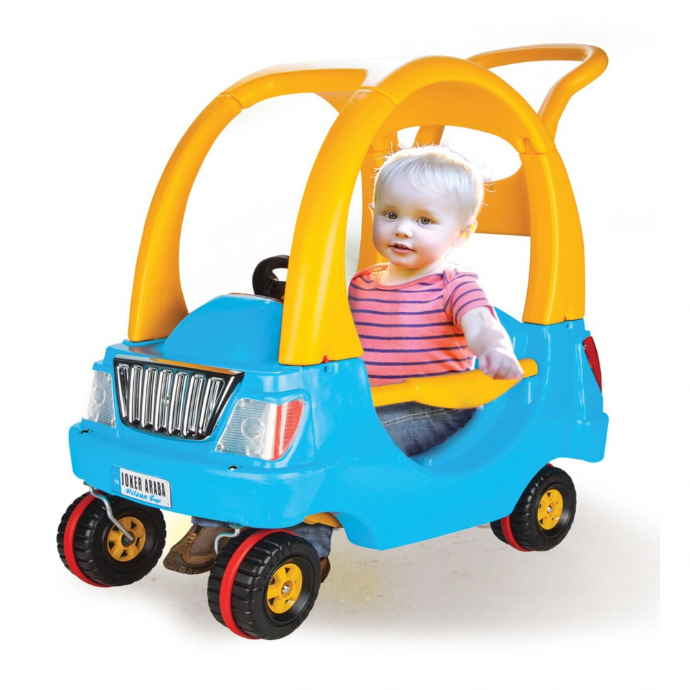 Masinuta Pilsan Joker Car Blue cu maner parental - imagine 2
