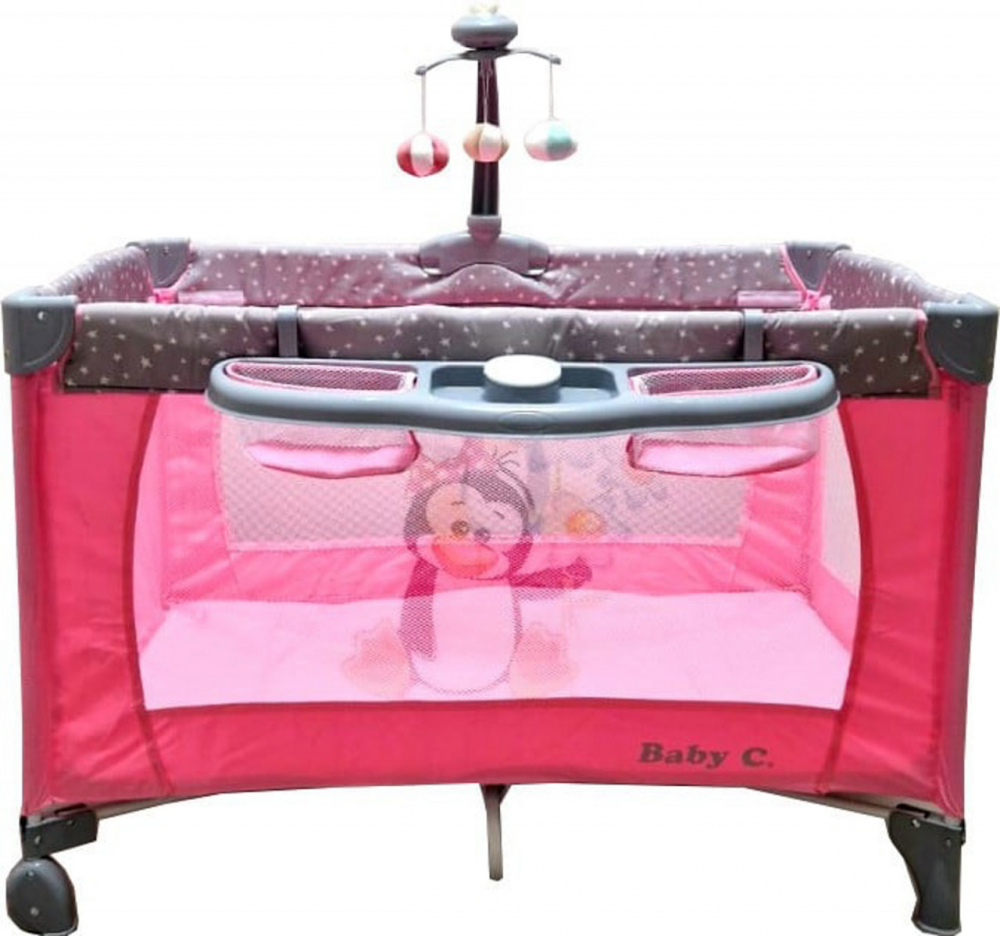 Patut Baby Care Roz Pliabil 2 Niveluri 577RON - imagine 2