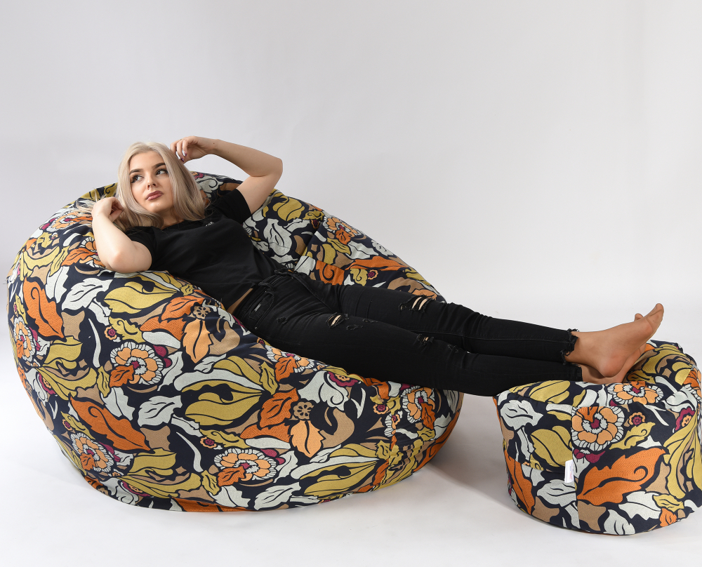 Fotoliu Pufrelax King Size | Confort Memory Mix