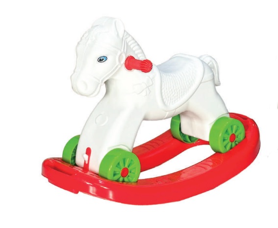 Calut Balansoar Transformabil Micromax White Rocking Horse - imagine 5